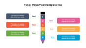 Free - Pencil PowerPoint Template Free Slide Designs